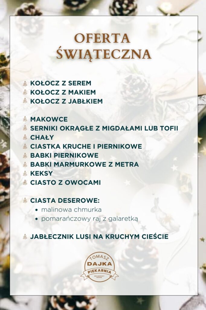 oferta świąteczna Dajka