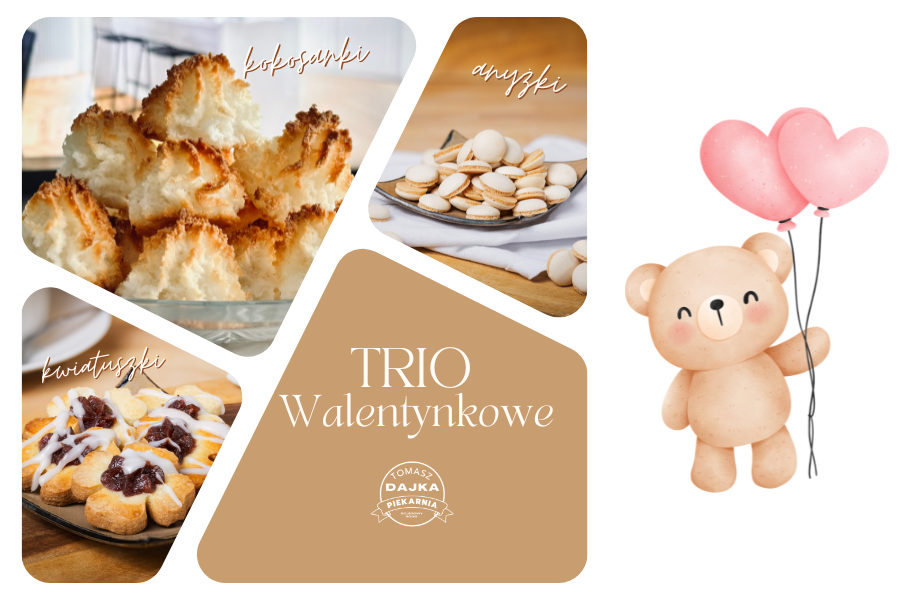 Słodkie Trio Słodkie Trio Walentynkowe – idealne na dzień pełen miłości!