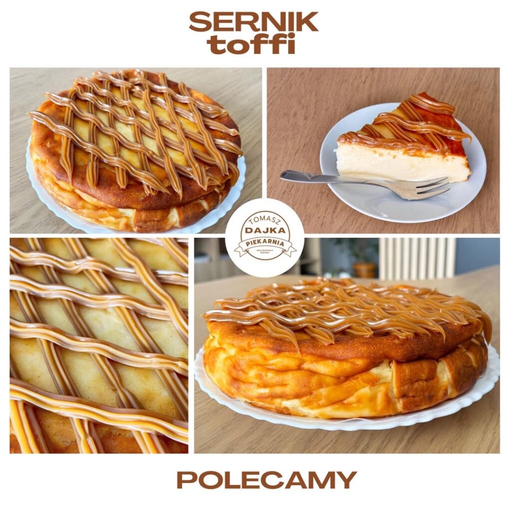Sernik toffi - piekarnia bojszowy