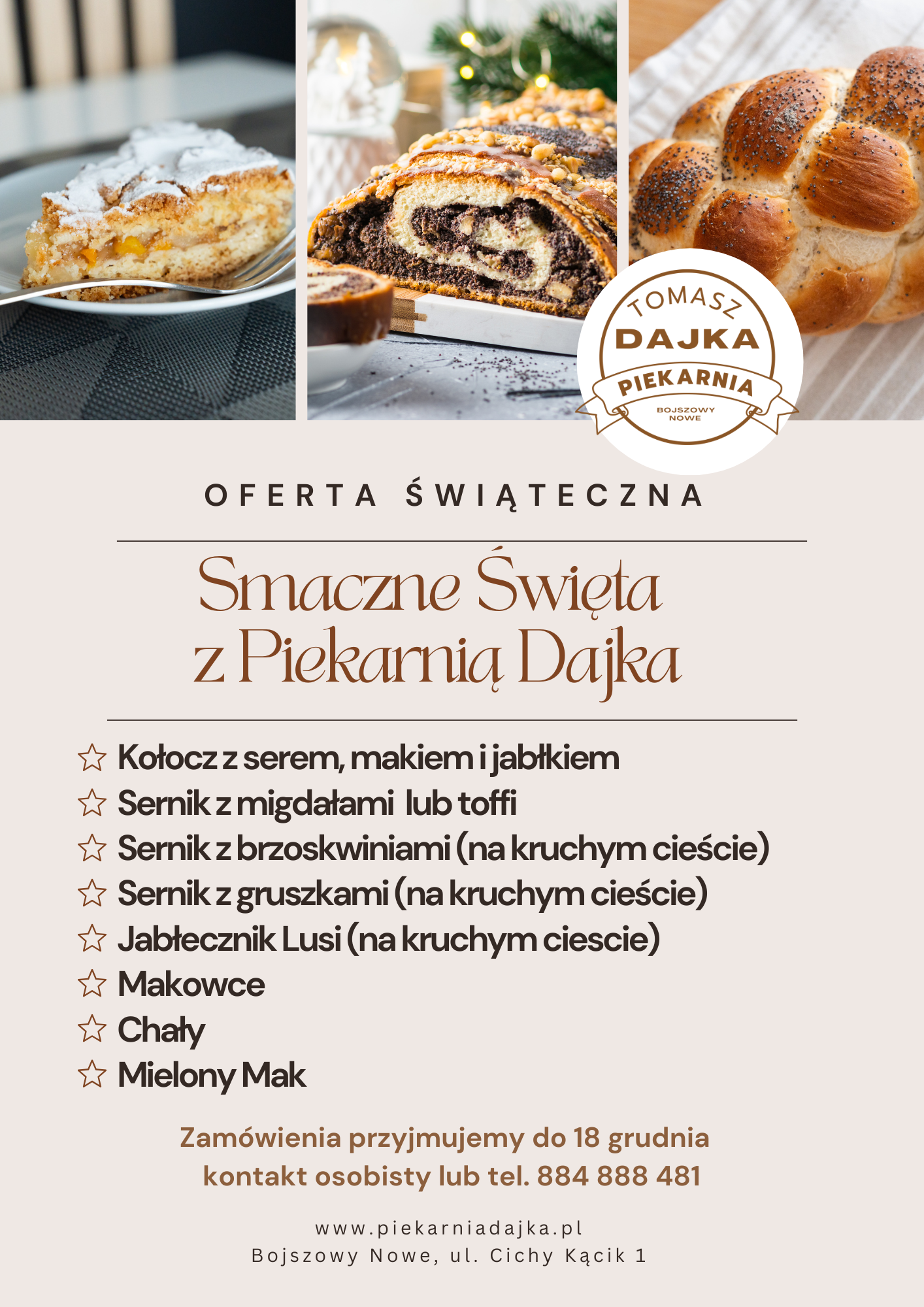 piekarnia oferta święta